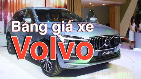 Bảng giá ô tô Volvo năm 2021 cập nhật mới nhất