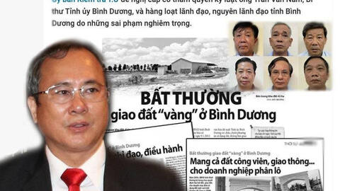 Nguyên Bí thư Bình Dương Trần Văn Nam bị bắt