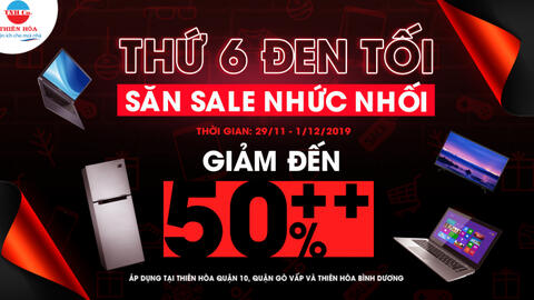 Ngành hàng điện máy tung chương trình hưởng ứng Black Friday