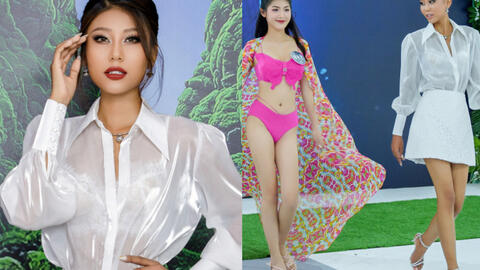 Á hậu Thạch Thu Thảo xuất hiện nổi bật, áp lực khi lần đầu huấn luyện thí sinh Miss Earth Vietnam 2023
