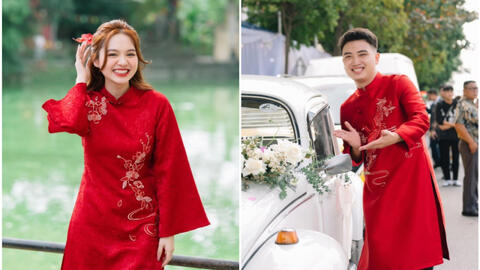"Gia thế chồng Đặng Thu Hà” lọt top tìm kiếm sau đám cưới: Đàng trai từng bê phở và đi giao hàng, hiện tại làm gì?