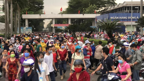 Công nhân của công ty PouYuen nhận trợ cấp thôi việc cao nhất 300 triệu đồng