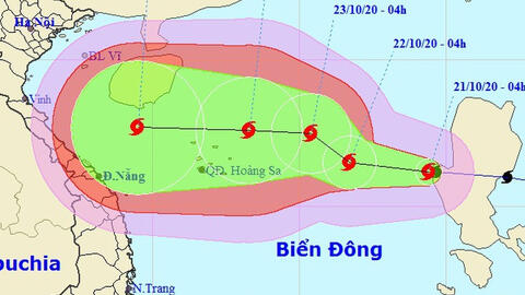 Bão số 8 vào Biển Đông với sức gió mạnh cấp 8