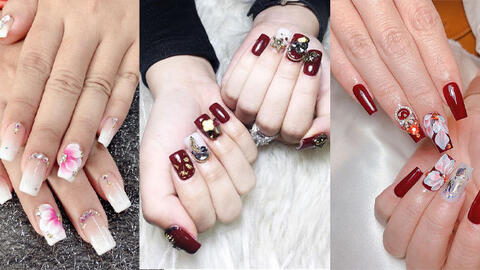 Những mẫu nail cực đẹp, không đụng hàng cho chị em đón Tết 2021