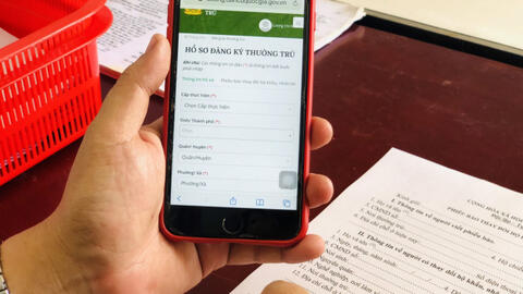 Có thể đăng ký thường trú, tạm trú bằng ứng dụng trên điện thoại thông minh từ 1/1/2024