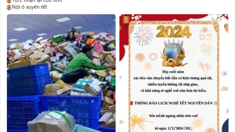 Hàng loạt chủ shop khóc ròng vì không giao được đơn đúng dịp cao điểm Tết Nguyên đán, điều gì đang xảy ra với Giao hàng tiết kiệm?