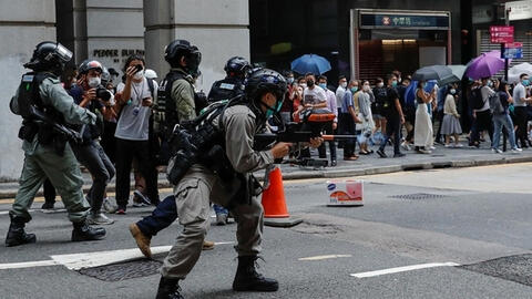 Người dân Hong Kong biểu tình phản đối dự luật hình sự hóa những hành vi thiếu tôn trọng quốc ca Trung Quốc