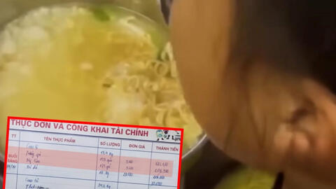 Hình ảnh xót xa về bữa ăn bán trú tại ngôi trường vùng cao bị tố "11 học sinh 2 gói mì tôm chan cơm"