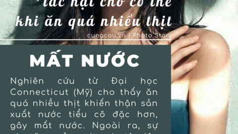 6 tác hại với cơ thể khi ăn quá nhiều thịt, chị em nên tránh xa