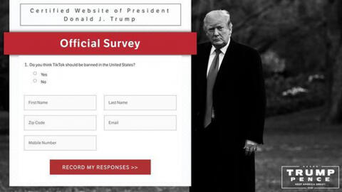 Tổng thống Donald Trump triển khai chiến dịch chống lại TikTok