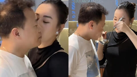 Phương Oanh ôm bụng bầu khệ nệ vào bếp, đang nấu ăn vẫn không quên hôn shark Bình cực ngọt