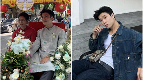 Hot boy bê tráp trong đám hỏi Đoàn Văn Hậu được netizen “săn lùng” vì quá điển trai là ai?