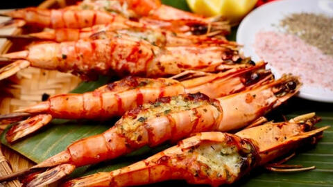 Tôm sú nướng bơ tỏi: Món ăn quen thuộc nhưng không ngán