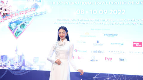 Hoa hậu Thùy Tiên trở thành Đại sứ truyền thông Hội chợ Du lịch Quốc tế Thành phố Hồ Chí Minh 2022