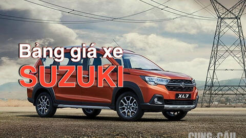 Bảng giá ô tô Suzuki năm 2021 cập nhật mới nhất