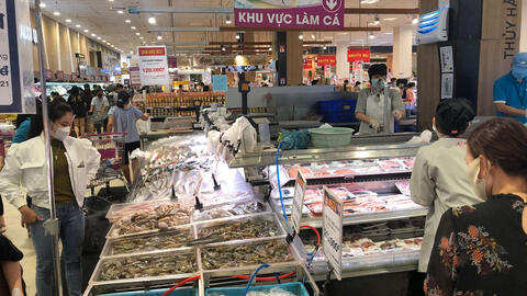 Ghẹ sữa tươi vào mùa giá 50.000 đồng/kg