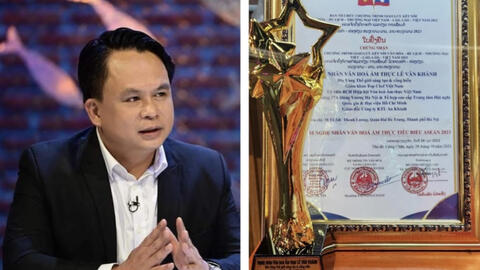 Nghệ nhân Lê Văn Khánh được vinh danh TOP 10 nghệ nhân văn hóa  tiêu biểu của ASEN năm 2023