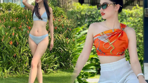 Nàng Á hậu bỏ showbiz làm dâu hào môn: Được chồng đại gia hơn 16 tuổi cưng như "trứng mỏng", mẹ 2 con sở hữu body cực cháy