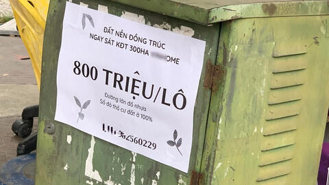 Dân môi giới tiếp tục rao bán đất Đồng Trúc với giá trên trời