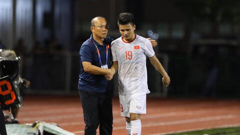 Quang Hải bị rách cơ đùi, có khả năng chia tay SEA Games 2019