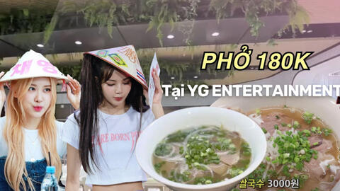 Chẳng cần đi đâu xa BLACKPINK có thể thỏa sức thưởng thức phở Việt tại chính công ty của mình