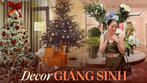Noel cận kề, đường đua decor Xmas nhộn nhịp hơn: Biệt thự của Lệ Quyên lung linh lóa mắt, Tóc Tiên, Min... khoe cây thông siêu sang