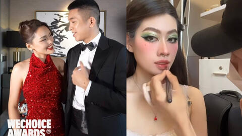 Dàn khách mời xúng xính đi Gala WeChoice Awards 2023: Kim Hấu khoe  layout makeup độc lạ, Linda Ngô - Phong Đạt tính giật spotlight?