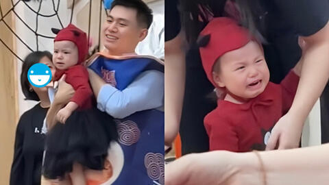 Cực hài hước khoảnh khắc "idol giới trẻ" Pam khóc nhè, chồng Salim vừa xuất hiện liền gây cười