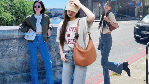10 cách diện trang phục denim giúp sao Hàn trông trẻ trung, sành điệu trong mọi hoàn cảnh