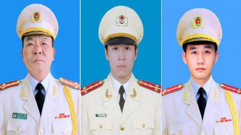 Bộ Công an tổ chức trọng thể tang lễ cho 3 liệt sĩ hy sinh tại Đồng Tâm