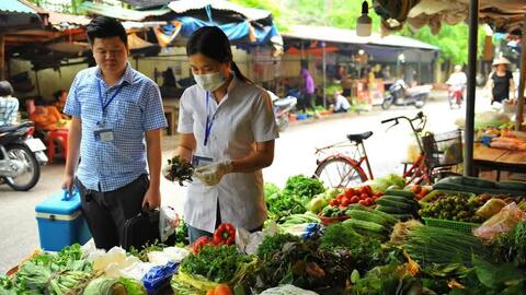 Trái cây, rau xanh mùng 4 Tết tăng giá