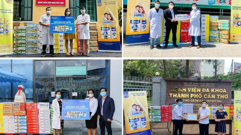 Vinamilk đóng góp hơn 95 tỷ đồng cùng Chính phủ, tuyến đầu, cộng đồng chống dịch COVID-19