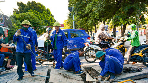 Mưu sinh dưới cái nóng trên 40 độ C