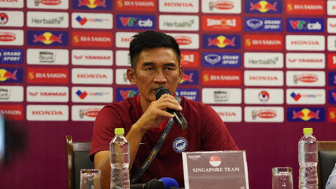 HLV U23 Singapore nói lời tự hào, tiết lộ chiêu đánh vào yếu điểm của U23 Việt Nam