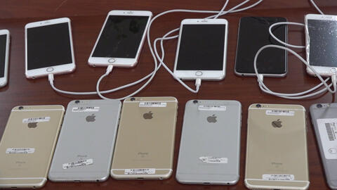550 Iphone cũ bị thu giữ tại Ga Sài Gòn