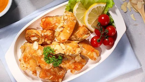 Món ngon mỗi ngày: Cá chẽm chiên hạnh nhân
