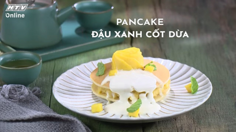 Món ngon mỗi ngày: Pancake đậu xanh cốt dừa