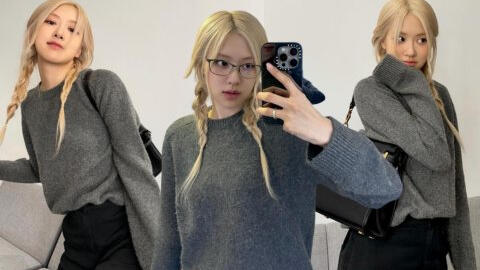 Rosé ''mở khóa'' tủ đồ thu đông bằng oufit đơn giản mà xinh ngây ngất, đốn tim hơn 4 triệu người