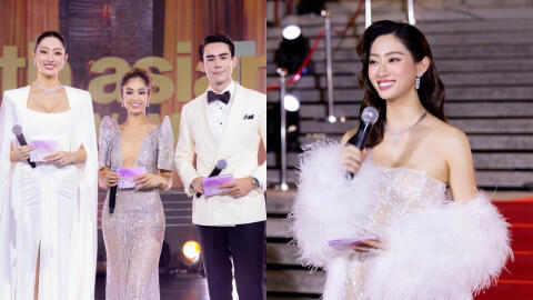 Lương Thùy Linh khoe visual sáng bừng, chiếm spotlight trong lần đầu tiên làm host tại sự kiện quốc tế