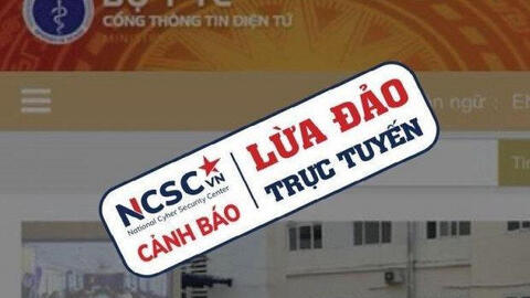 Cảnh báo việc lừa tiền cứu trợ COVID-19 trên trang thông tin giả mạo Bộ Y tế