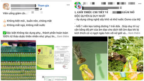Sát Tết, "chợ mạng" ngập tràn thuốc giảm cân, có cả chất cấm