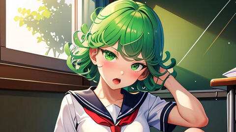 One Punch Man: AI tưởng tượng Tatsumaki là một nữ sinh dễ thương