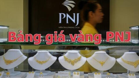Bảng giá vàng PNJ mới nhất: Cập nhật liên tục, chính xác