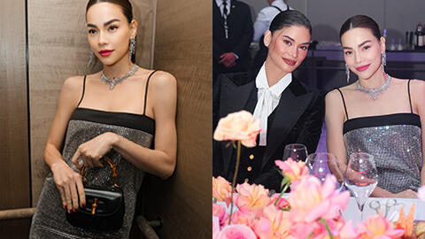 Hồ Ngọc Hà đeo trang sức 20 tỷ đọ sắc bất phân thắng bại với Hoa hậu Pia Wurtzbach