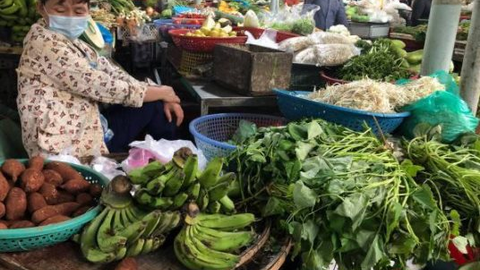 Rau xanh, thực phẩm tươi sống giảm giá tại chợ và siêu thị