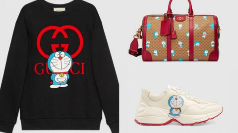 Gucci ra mắt bộ sưu tập Doraemon chào đón Tết Nguyên đán 2021