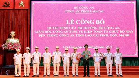 Bộ Công an sắp xếp, điều động, bổ nhiệm hàng trăm lãnh đạo công an nhiều tỉnh, thành