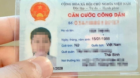 Bộ Công an lấy ý kiến về mẫu thẻ căn cước mới có tiếng Việt và tiếng Anh