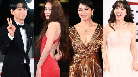 Siêu thảm đỏ Rồng Xanh: Krystal - Kim Hye Soo quá “cháy”, Park Bo Young tựa tiên tử tái ngộ Song Joong Ki