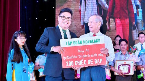 Tập đoàn Novaland nhân đôi niềm vui cho học sinh trước thềm năm học mới
